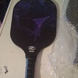 Pickleball Set 2-Pack - USA Pickleball Approved Fiberglass Paddles - Galaxy
